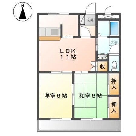 小野駅 徒歩8分 2階の物件間取画像